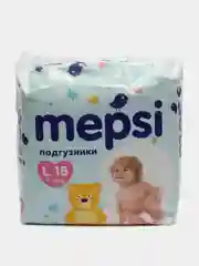 Подгузники Mepsi L, 9-16 кг, 18 штук