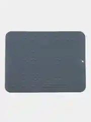 Серый коврик для сушки посуды, силиконовый, 40*30 см