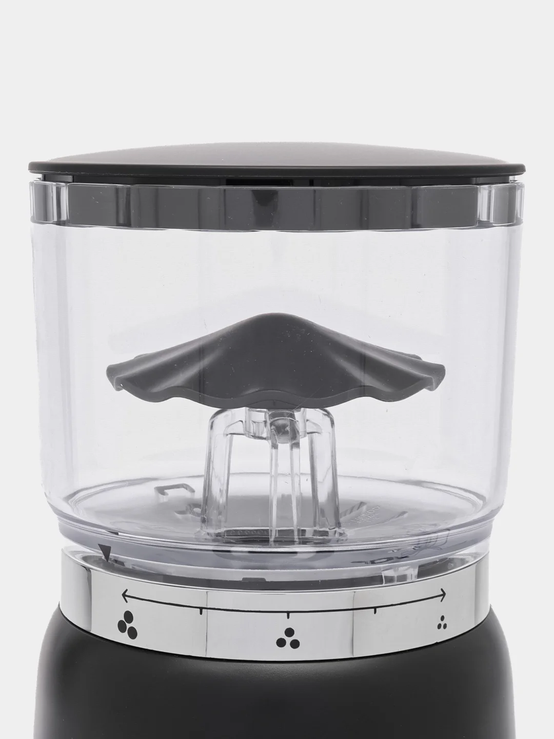 Черный кофемолка BQ CG2001 ЖЕРНОВАЯ, БЫСТРОЕ ИЗМЕЛЬЧЕНИЕ, 20 СТЕПЕНЕЙ ПОМОЛА, 120 Вт