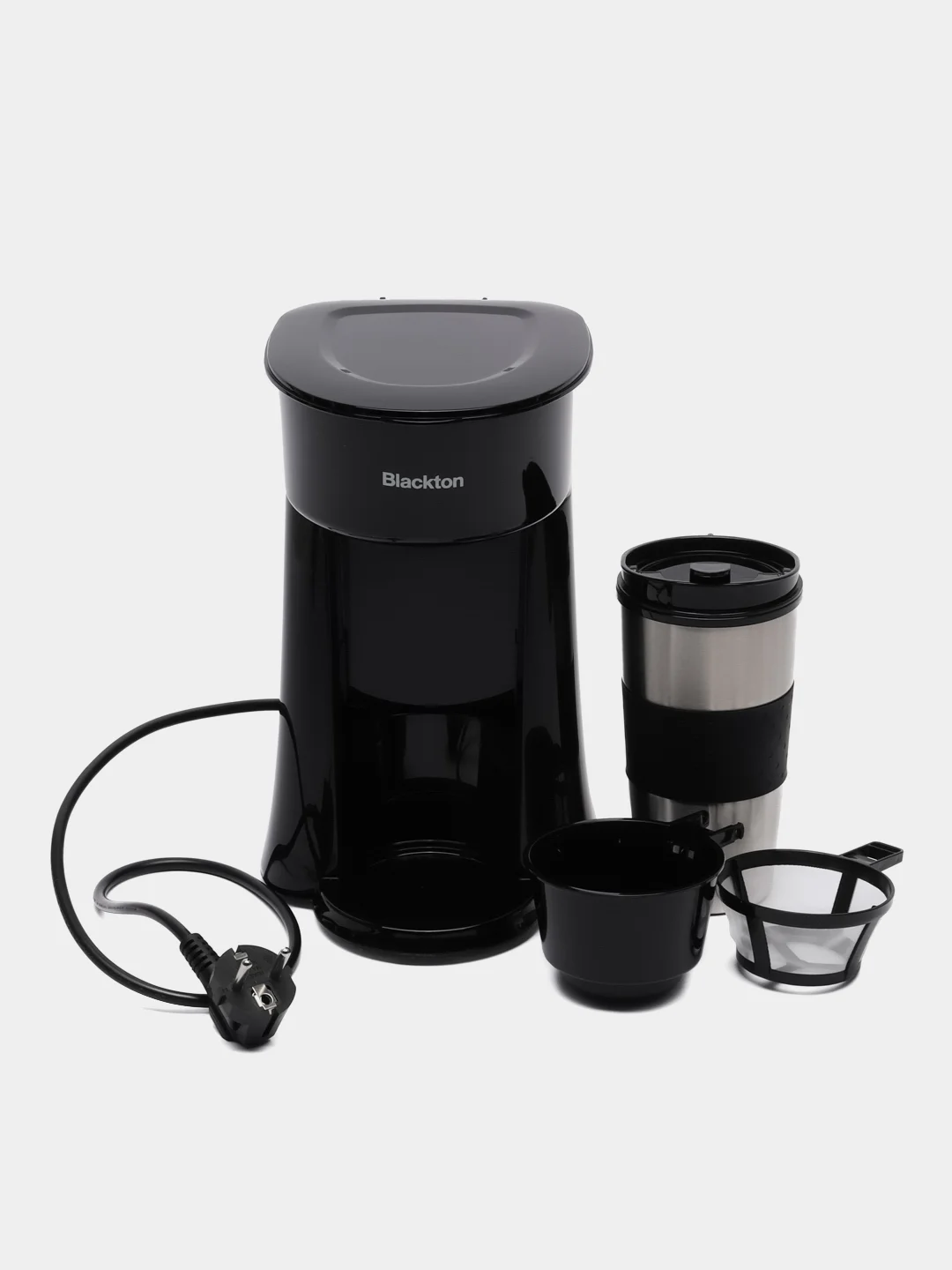 Черный капельная кофеварка Blackton Bt CM1114, УДОБНАЯ КРУЖКА 360мл, МНОГОРАЗОВЫЙ ФИЛЬТР