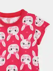 Костюм трикотажный детский с шортами для девочки Зайка