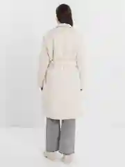 Молочный куртка пальто демисезонное оверсайз