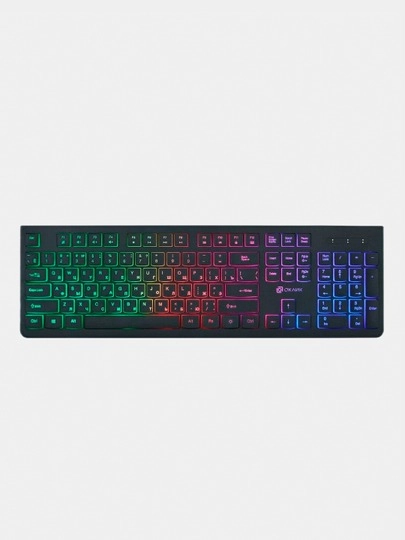 Клавиатура игровая Oklick 440ML, USB мембранная