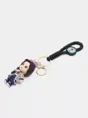 Белый брелок на ключи, рюкзак или сумку Naruto, anime demon slayer