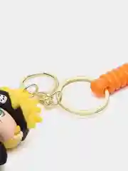 Рыжий брелок на ключи, рюкзак или сумку Naruto, anime demon slayer