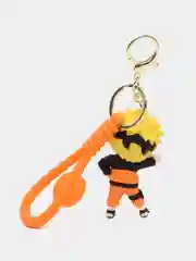 Рыжий брелок на ключи, рюкзак или сумку Naruto, anime demon slayer