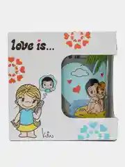 Кружка "Love is..." Модерн (в подарочной упаковке), 230 мл, стекло