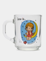 Кружка "Love is..." Классик (в подарочной упаковке), мал., 230 мл, стекло