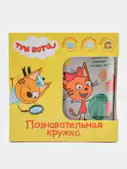 Кружка "Три кота", Интересные факты (в подарочной упаковке), 230 мл, стекло