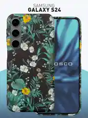 Чехол для Samsung Galaxy A54 A34 A24 S23 S24 с принтом пластиковый ROSCO матовый тонкий