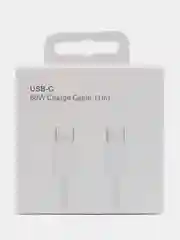 Кабель зарядный Type-C/Type-C 60W, плетеный, с поддержкой быстрой зарядки