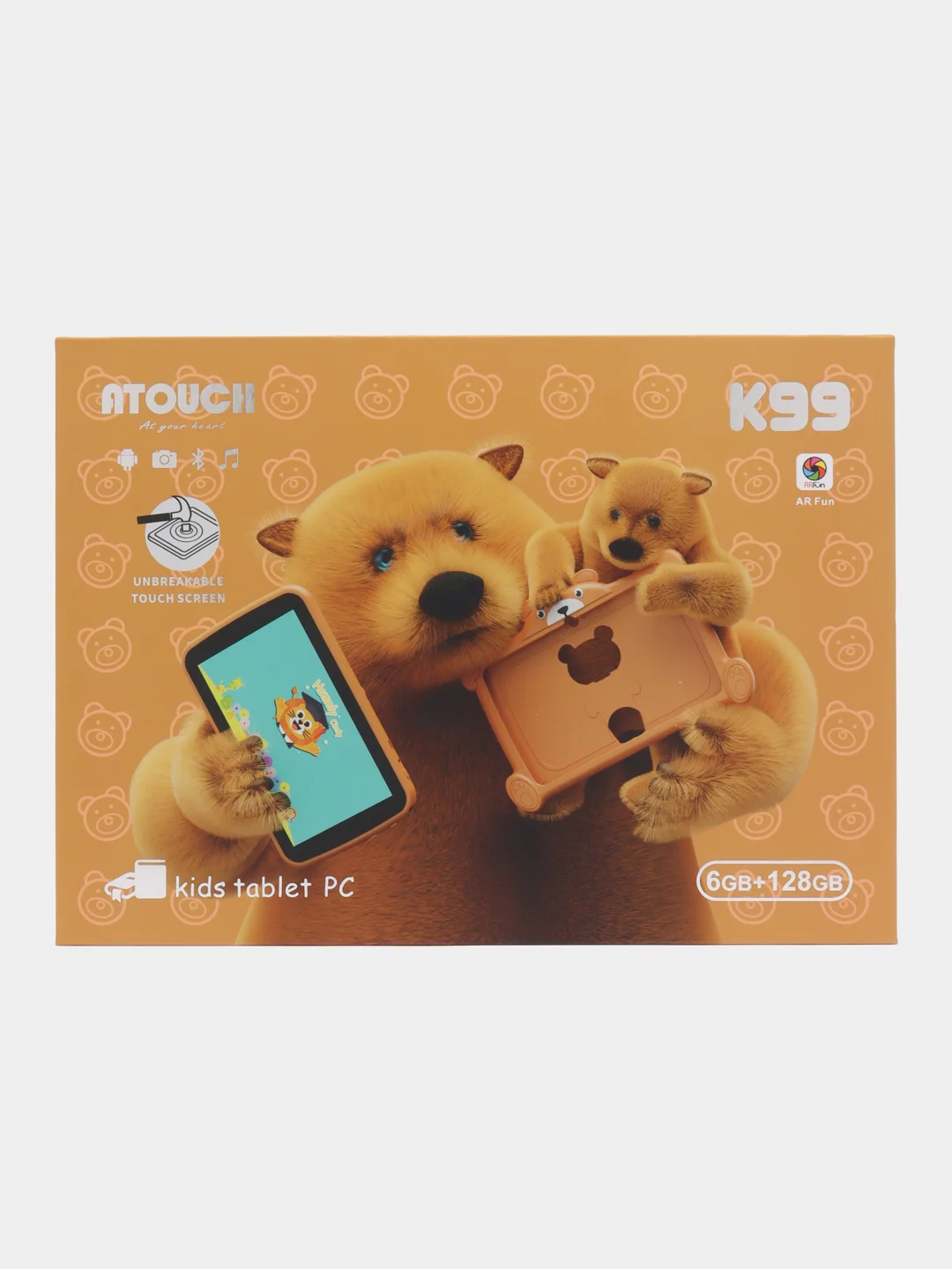 Синий детский планшет Atouch K99 обучающий планшет, с развивающими играми/Планшет для детей