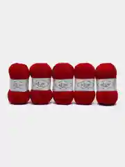Пряжа Alize My baby, 50 г, 150 м, 100% акрил, 106 темно-красный, 5 штук