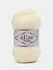 Пряжа Alize My baby, 50 г, 150 м, 100% акрил, 62 молочный, 5 штук
