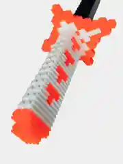 Синий катана 3D конструктор пиксельный объёмный из мини блоков по аниме, несколько видов