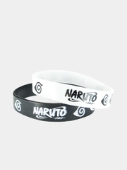 Набор силиконовых браслетов по аниме "Naruto" (Наруто)
