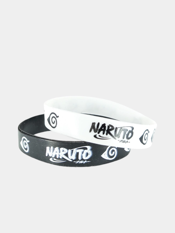 Набор силиконовых браслетов по аниме "Naruto" (Наруто)