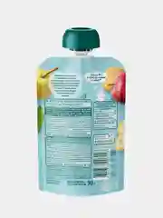 Пюре фруктовое ФрутоНяня, из яблок, бананов и груш с печеньем, 90 г, 12 штук