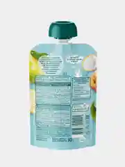 Пюре ФрутоНяня, из яблок, груш, бананов, персиков и йогурта, с 6 месяцев, 90 г, 12 штук
