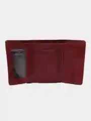 Бордовый женский кошелек из эко кожи