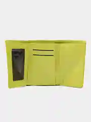 Желтый женский кошелек из эко кожи