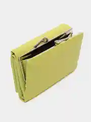 Желтый женский кошелек из эко кожи