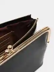 Бордовый женский кошелек из Эко кожи