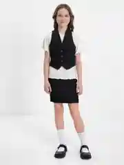 Жилет школьный для девочки серый