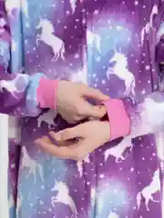 Сиреневый кигуруми Единорог