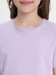 Сиреневый футболка унисекс