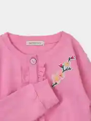 Розовый кофта для девочки 7-11 лет