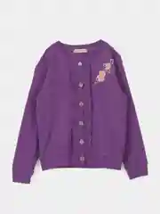 Фиолетовый кофта для девочки 7-11 лет