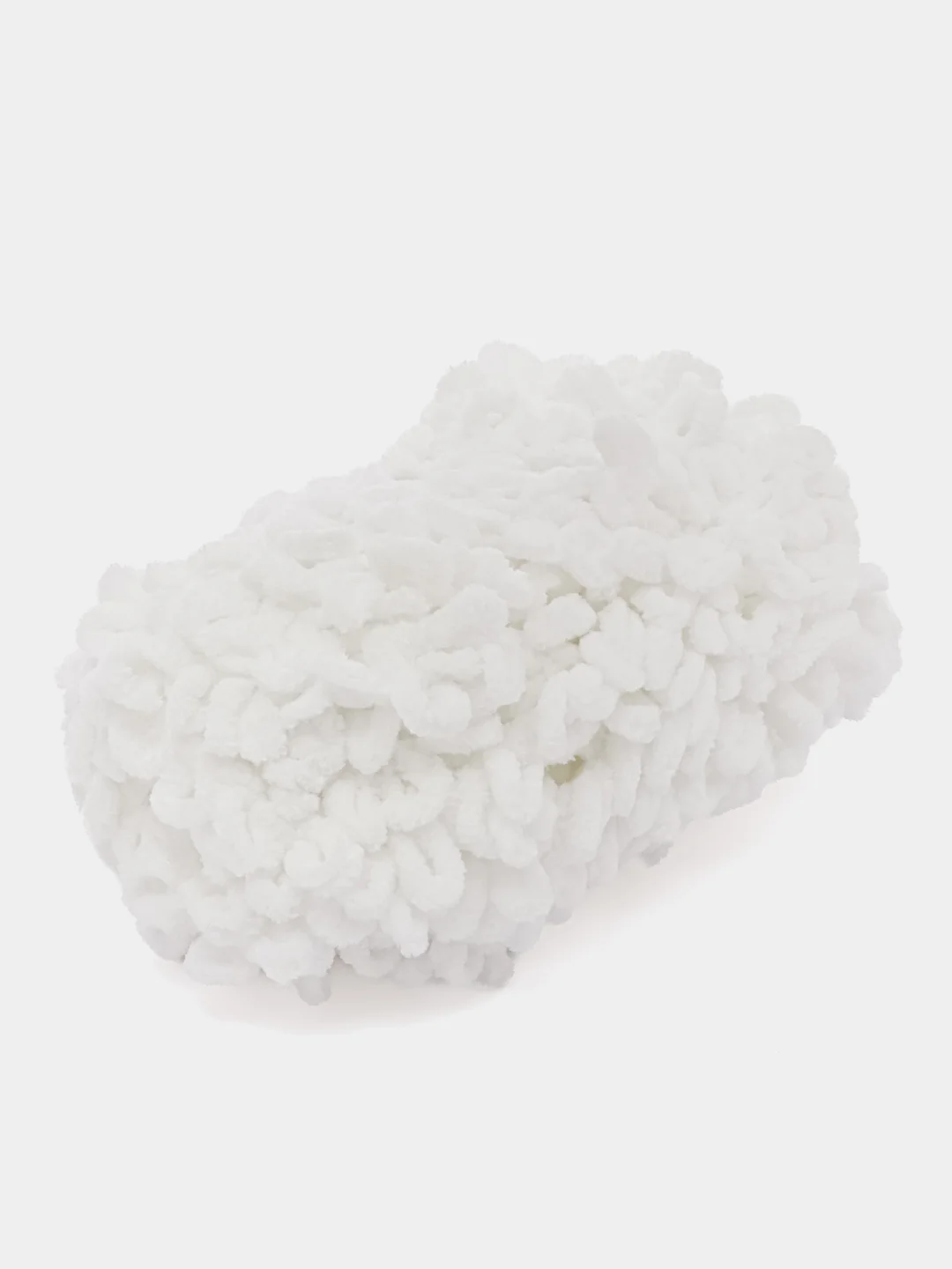 Пряжа Alize Puffy Fine, 100г, 14м, 100% микрополиэстер, 55 белый, 5 штук