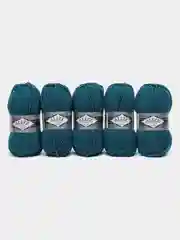 Пряжа Alize Superlana maxi, 100гр, 100м, 75% акрил, 25%шерсть, ТУ 212 морская волна