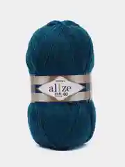 Пряжа Alize Angora real 40, 100 гр, 430м, 40% шерсть, 60% акрил, 17 петроль, 5 штук