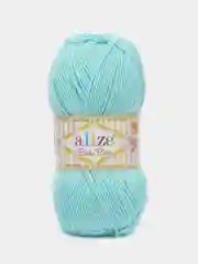 Пряжа Alize Baby Best, 100г, 240м, с эффектом антипиллинг, 19 водяная зелень