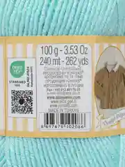 Пряжа Alize Baby Best, 100г, 240м, с эффектом антипиллинг, 19 водяная зелень