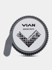Зубная паста твердая натуральная профессиональная VIAN виан концентрированная с углем бамб