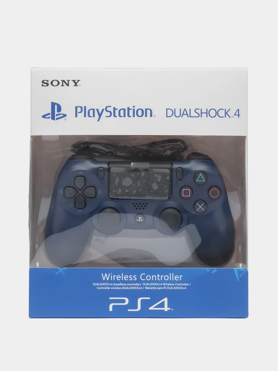 Синий меланж джойстик PS4 DualShock, геймпад беспроводной, Bluetooth, проводной