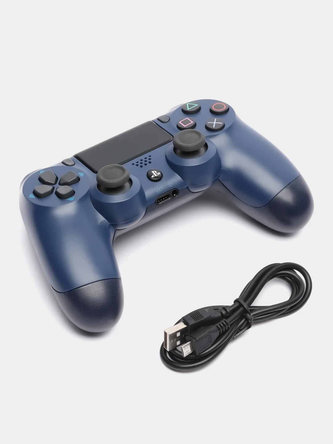 Синий меланж джойстик PS4 DualShock, геймпад беспроводной, Bluetooth, проводной