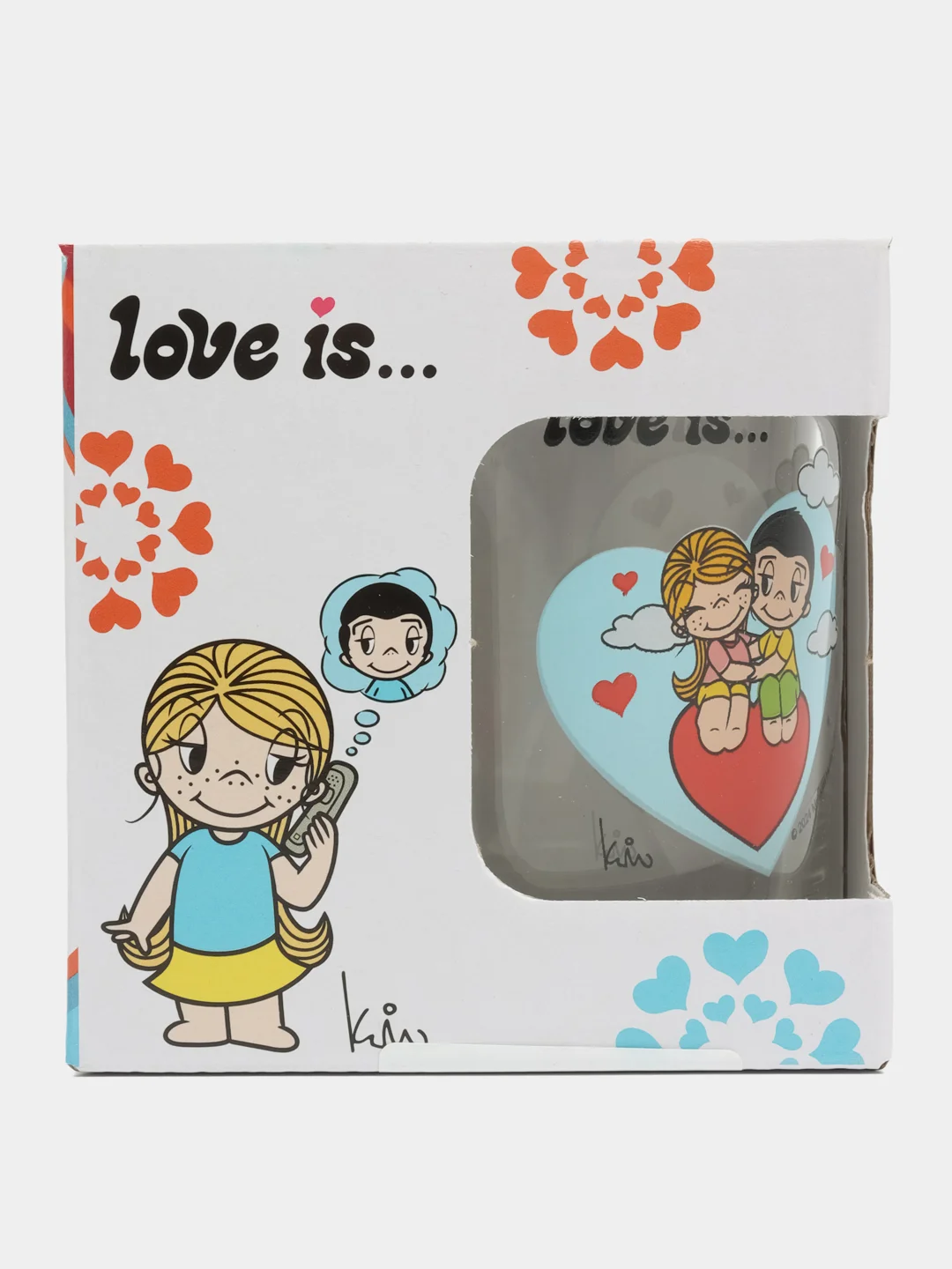 Кружка "Love is..." Модерн (в подарочной упаковке), мал., 230 мл, стекло