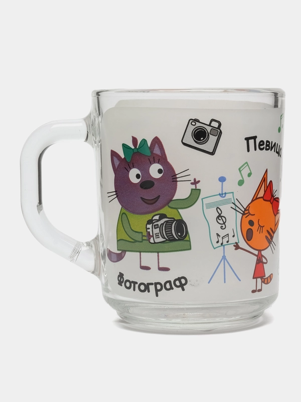 Кружка "Три кота", Профессии (в подарочной упаковке), 230 мл, стекло