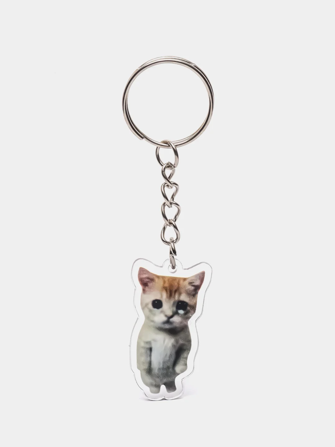 Брелок котенок, кот, кошка, мем, брелок на сумку, на рюкзак, на ключи, милый брелок