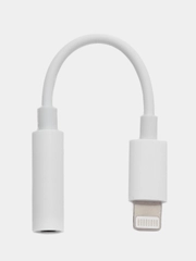 Адаптер Lightning to AUX для наушников iPhone с разъемом 3,5 мм