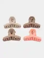 Коралловый мини крабики для волос, набор 2, 4, 6 шт, крабы для волос без выбора цвета