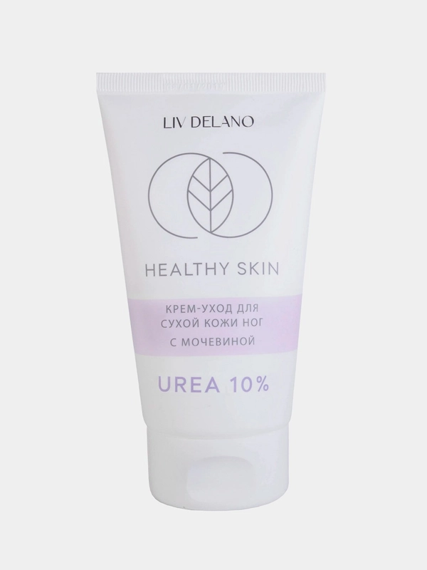 Liv Delano Крем-уход для сухой кожи ног с мочевиной 10% "UREA"