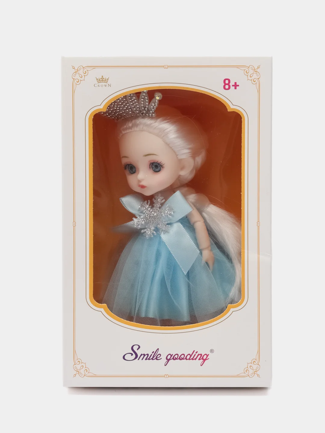 Индиго шарнирная аниме-кукла, 16-18 см