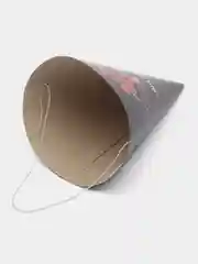 Кораллово-розовый колпак на день рождения
