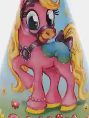 Прозрачный колпак на день рождения