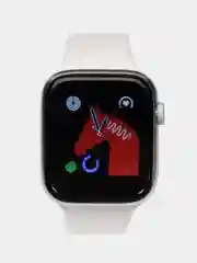 Серебряный умные смарт часы, металлический корпус, 1,75"